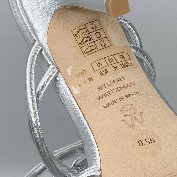 Stuart Weitzman Bow Strappy Sandals size 8.5 - Picture 11 of 11